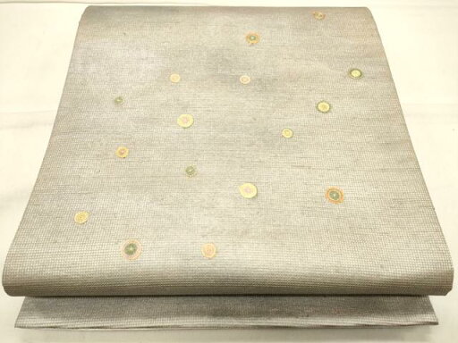 平和屋着物◎両面 太鼓柄袋帯 刺繡 霞文 正絹 逸品 CAAS4679ft 平和屋着物◎両面 太鼓柄袋帯 刺繡 霞文 正絹 逸品 CAAS4679ft