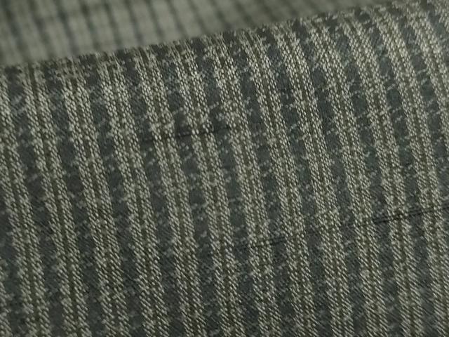 平和屋着物■男性　紬　間道　正絹　逸品　DABB5269qa