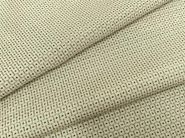 平和屋着物▽男性　本場大島紬　白大島　単衣　100亀甲　総詰め　正絹　逸品　AAAZ9199fy