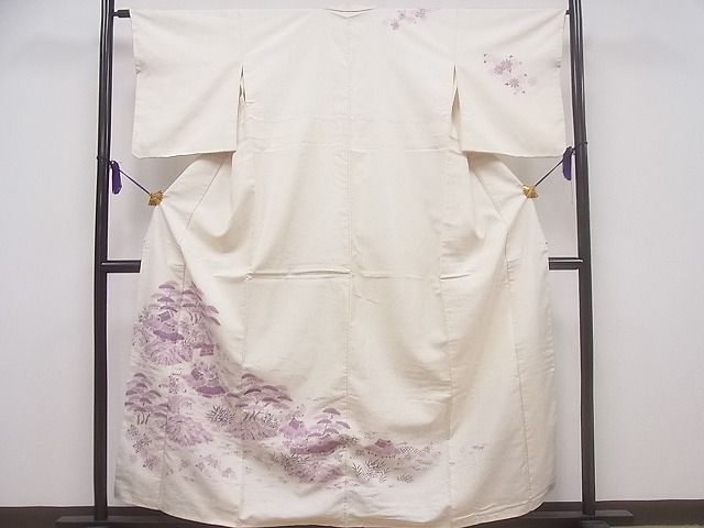 平和屋着物■訪問着 紬地 御所解文 逸品 CAAD3791ev