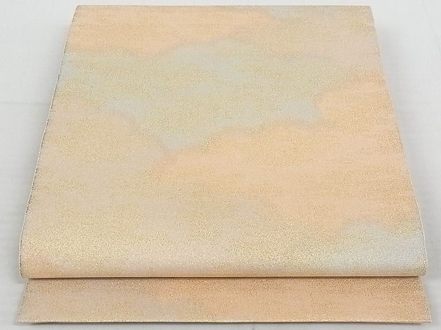 平和屋着物◎砂子綴れ　全通柄袋帯　霞文　金糸　正絹　逸品　AAAI8603Ast