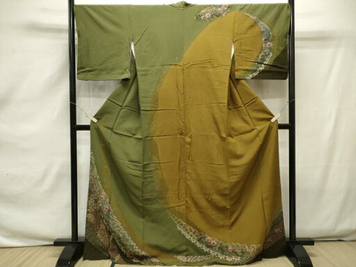 平和屋着物■訪問着 辻が花 金彩 正絹 逸品 CAAQ8554in 平和屋着物■訪問着 辻が花 金彩 正絹 逸品 CAAQ8554in