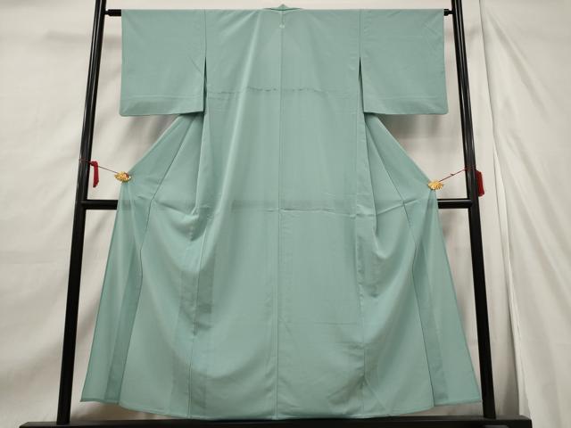 平和屋着物＊夏物 色無地 絽 水浅葱色 正絹 逸品 AAAX6811st