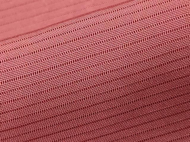 平和屋着物＊夏物 色無地 絽 薄紅色 正絹 逸品 CAAR9821ev