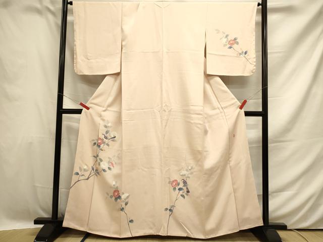 平和屋着物○本加賀友禅 成竹登茂夫 訪問着 枝花文 正絹 逸品 未使用  