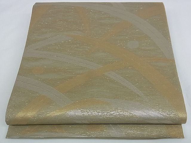 平和屋着物■夏物 六通柄袋帯 露芝文 金銀糸 正絹 逸品 AAAF9254Awj