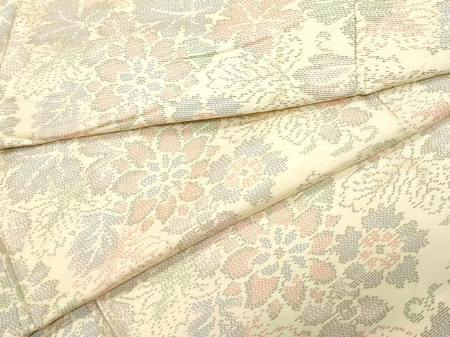 Uramono - 平和屋着物●本場大島紬　草花文　正絹　逸品　CAAV6410vf