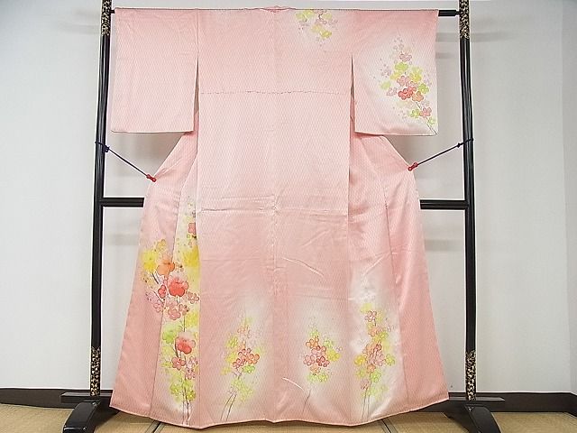 平和屋着物■訪問着 枝花文 暈し染め 逸品 DAAD8179cm