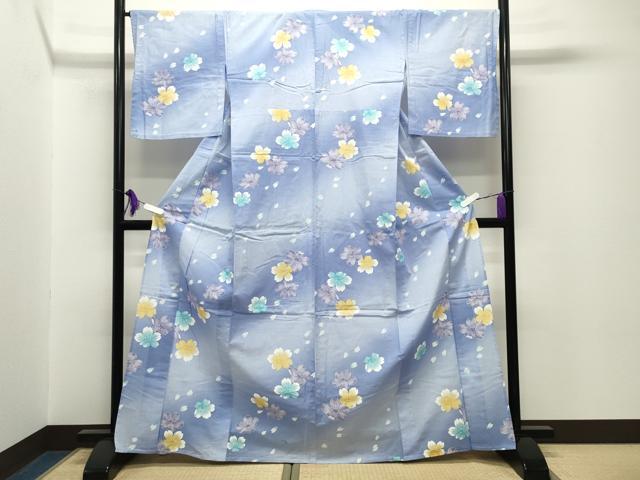 平和屋の平和屋着物∴夏物 ファッションブランド hiromichi nakano ヒロミチナカノ 浴衣 舞桜文 暈し染め 綿 逸品 CABG4035gh｜アングル2