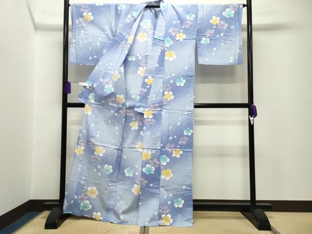 平和屋の平和屋着物∴夏物 ファッションブランド hiromichi nakano ヒロミチナカノ 浴衣 舞桜文 暈し染め 綿 逸品 CABG4035gh｜アングル3