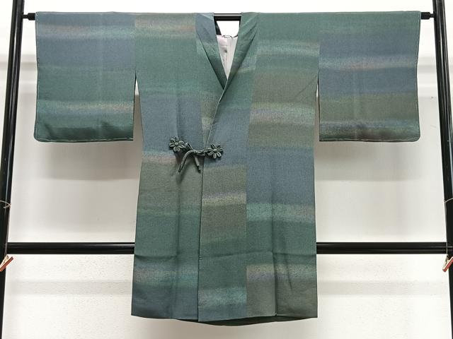 平和屋着物∞染色家 岩浅公展 道中着 霞文 暈し染め ロング丈 正絹 逸品 未使用 CABG3680ua