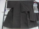 平和屋着物■男性 紬 アンサンブル 黒橡色 逸品 DAAD0232ar