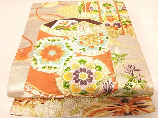 ■■■　サイズ　■■■ 長さ 404cm 幅 30cm程 ■■■　商品詳細　■■■ 【正絹】 詳細に関しましては、画像をご確認ください。 大変上質な逸品になります。 お安く出品致しますので、是非この機会にいかがでしょうか？ ■■■　注意事項...