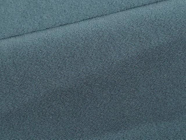 Rakuten - 平和屋着物■上質な色無地　御召御納戸色　正絹　逸品　CABC7694ou