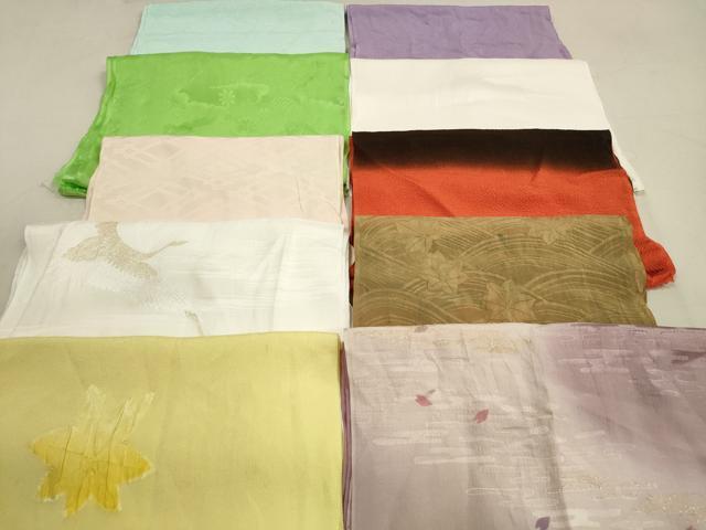 平和屋着物★和装小物　帯揚げ10枚セット　正絹　逸品　DAAZ1549xg