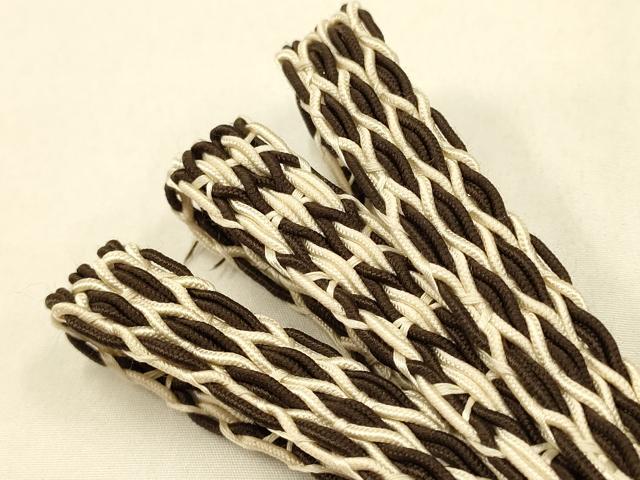 平和屋着物＊夏物　和装小物　帯締め・帯揚げセット　レース組　吉祥文様　逸品　AAAZ7786ay