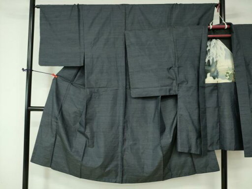 平和屋着物■男性 本場大島紬 アンサンブル 格子 正絹 逸品 DAAQ5258cm 平和屋着物■男性 本場大島紬 アンサンブル 格子 正絹 逸品 DAAQ5258cm