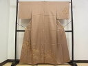 平和屋着物■訪問着 刺繍 葡萄蔦の葉文 金彩 逸品 DAAB1436jm