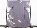 平和屋着物■訪問着 流水地紙葡萄蔦の葉文 金彩 逸品 DAAC6189fe
