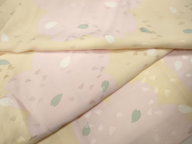 乐天商城 - 平和屋着物●長襦袢　無双仕立て　舞桜文　正絹　逸品　CAAZ2709ut