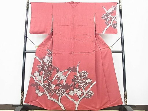 平和屋着物■訪問着 刺繍 絞り 枝花文 逸品 DAAA6297ya 平和屋着物■訪問着 刺繍 絞り 枝花文 逸品 DAAA6297ya