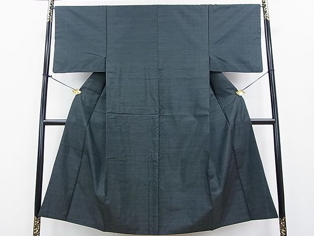 平和屋着物■男性　本場大島紬　格子　逸品　DAAC6035fe