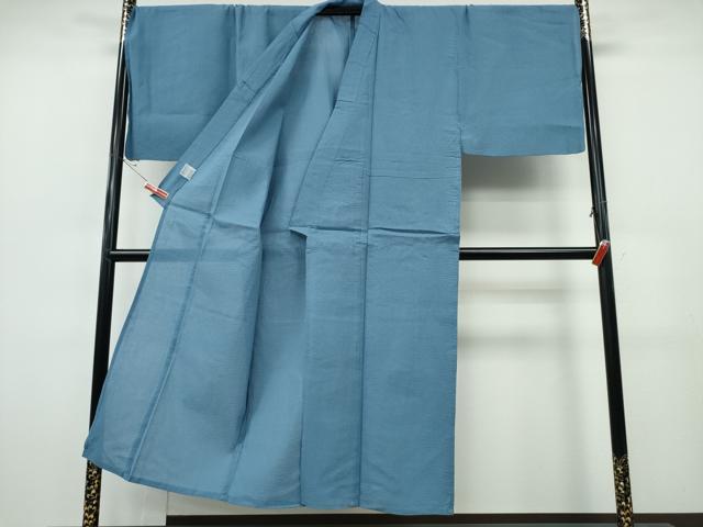 平和屋着物∴夏物 男性 浴衣 しじら織 勿忘草色 綿 逸品 新品 CABH1443ng