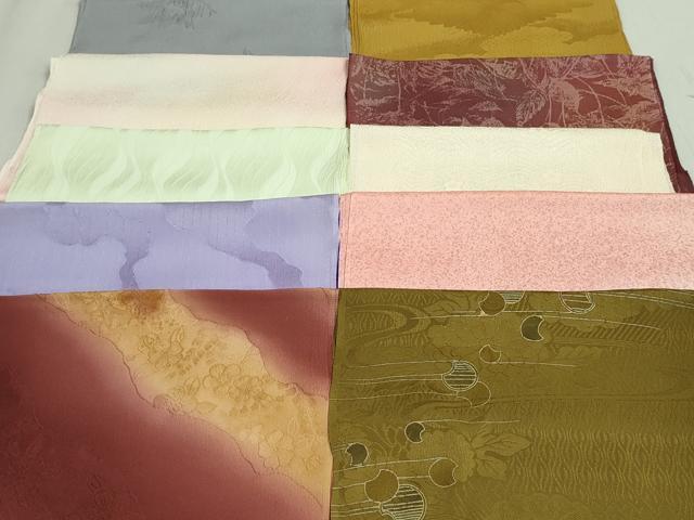 平和屋着物★和装小物　帯揚げ10枚セット　正絹　逸品　DAAV8223by