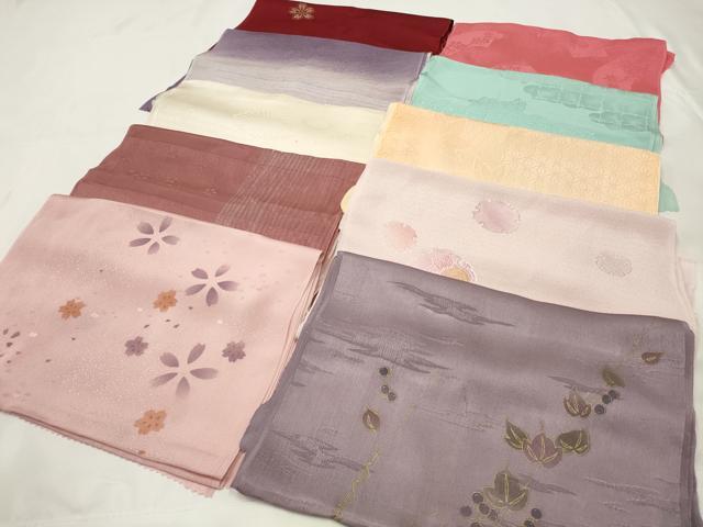 平和屋着物★和装小物　上質な帯揚げ　10枚セット　逸品　CAAM5269qe