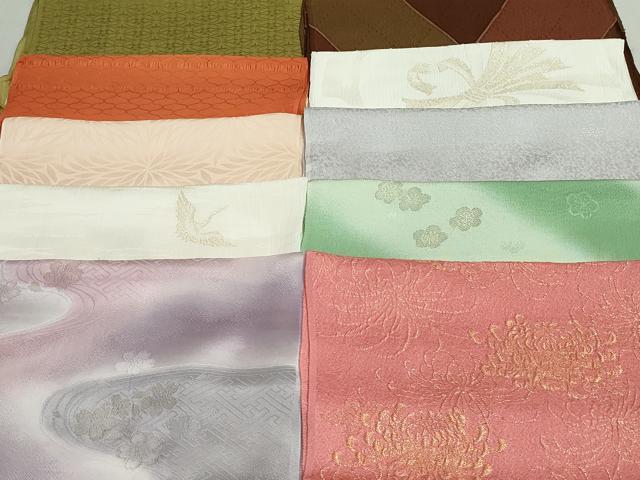 平和屋着物★和装小物　帯揚げ10枚セット　正絹　逸品　DAAV8226by