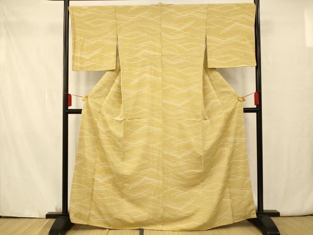 平和屋着物■上質な小紋 幾何学文様 正絹 逸品 未使用 AAAV4623fw