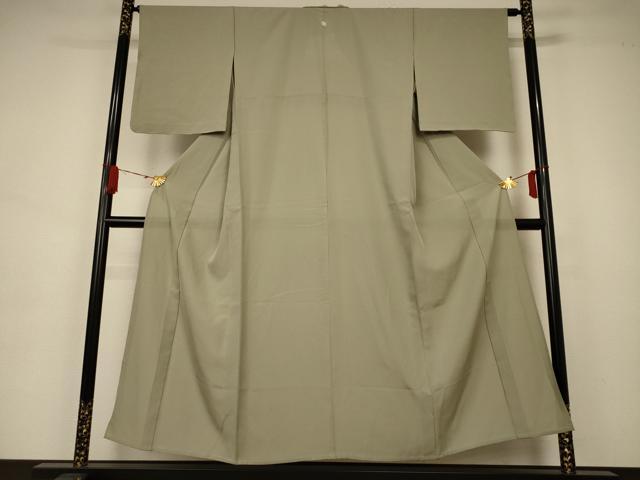 平和屋着物＊夏物　色無地　絽　鶸茶色　正絹　逸品　未使用　AAAZ4756jd
