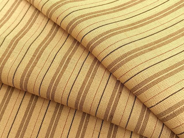 平和屋着物＊夏物 紗紬 縞 正絹 逸品 BAAT4079pk