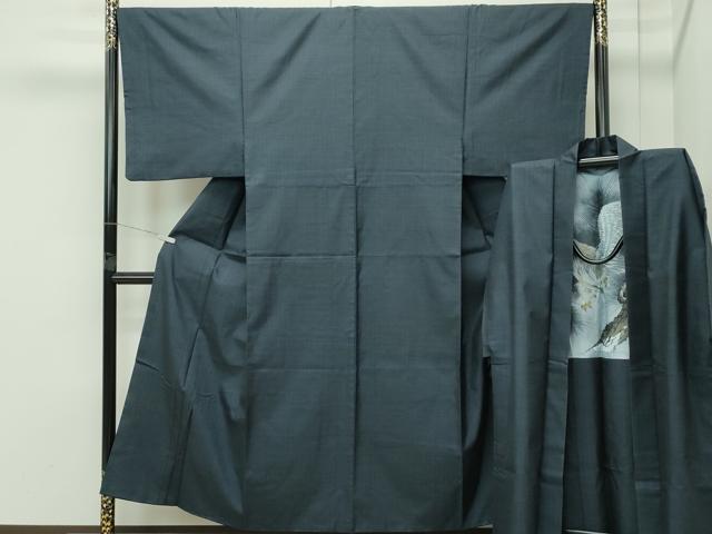 平和屋着物●極上　男性　本場大島紬　アンサンブル　100亀甲　総詰め　逸品　CZAA4639s6