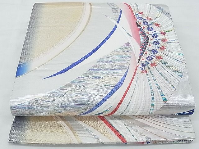 平和屋着物◎六通柄袋帯 唐織 鳳凰 金銀糸 逸品 BAAG6421xa