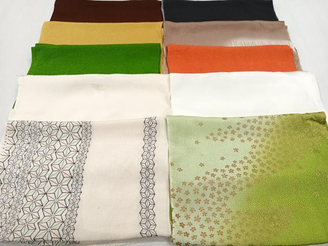 平和屋着物★和装小物　上質な帯揚げ　10枚セット　逸品　CAAK2738xe