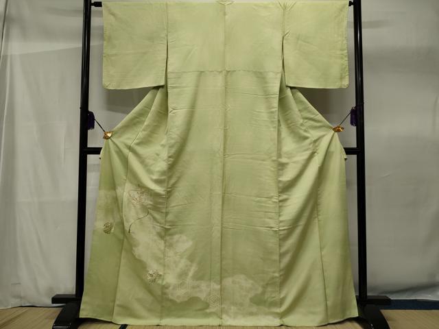 平和屋着物■豪華色留袖 刺繍 鞠 雲取り吉祥文 暈し染め 正絹 逸品 CAAV1040ou