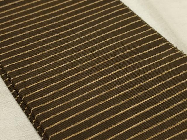 平和屋着物■爪搔き本綴れ 男性 角帯 横段文 正絹 逸品 AAAP8124sx