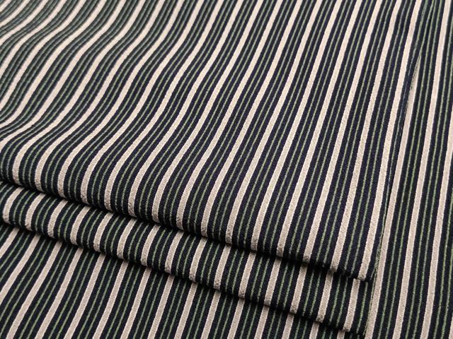 平和屋着物▽小紋 単衣 縞 洗える着物 AAAW1733fy