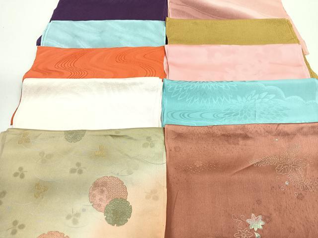 平和屋着物★和装小物　上質な帯揚げ　10枚セット　逸品　CAAM9752xe