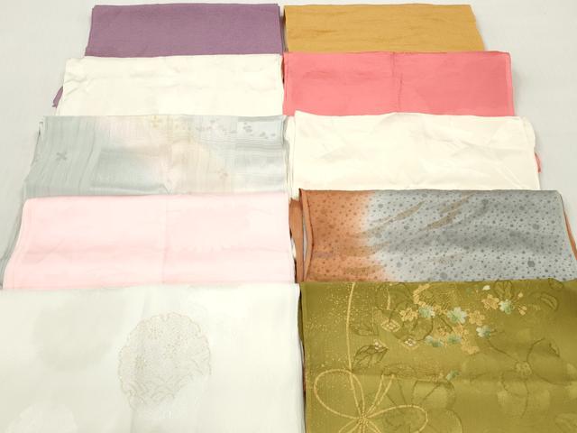 平和屋着物★和装小物 帯揚げ10枚セット 正絹 逸品 DABJ2180xg