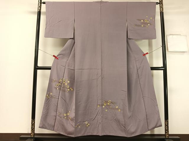 値下げ❗玉虫色着物 正絹 単衣銘仙。 玉虫色に光るターコイズブルーにローズピンクの配色と