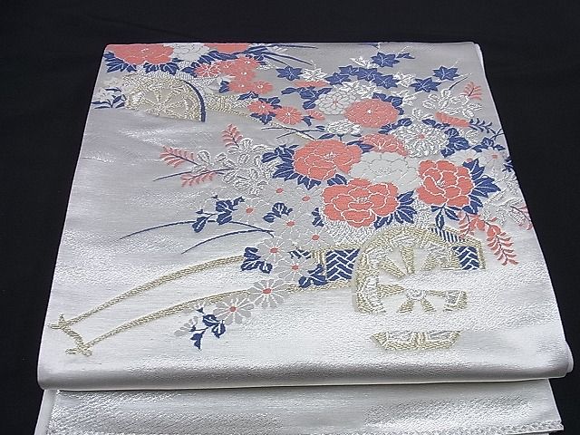 ■■■　サイズ　■■■ 長さ 432cm 幅 31cm程 ■■■　商品詳細　■■■ 【正絹・芯なし】 状態は締めてはおりますが 特に目立ったシミ汚れなどもなく大変良い状態です。 大変上質な逸品になります。 お安く出品致しますので、是非この機...