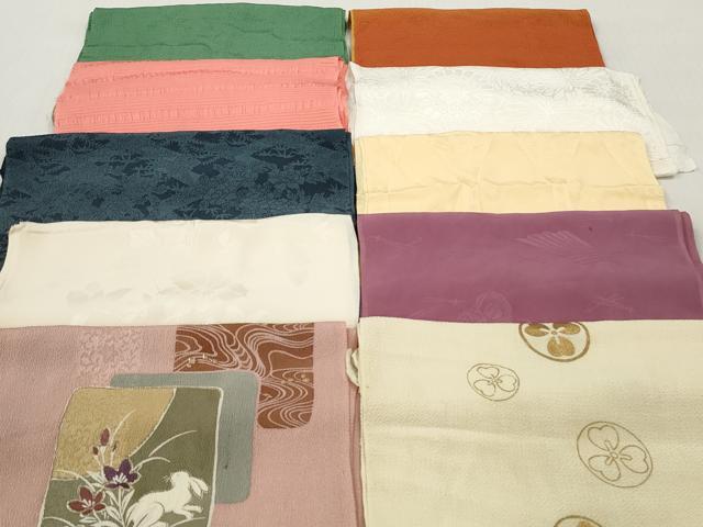 平和屋着物★和装小物 帯揚げ10枚セット 正絹 逸品 DABJ2184xg