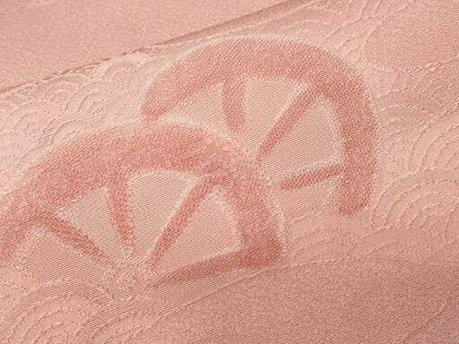 平和屋着物■上質な小紋 地紋起こし 流水片輪車文 暈し染め 正絹 逸品 CAAX3642ev 平和屋着物■上質な小紋 地紋起こし 流水片輪車文 暈し染め 正絹 逸品 CAAX3642ev