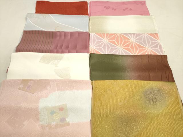 平和屋着物★和装小物 帯揚げ10枚セット 正絹 逸品 DAAX2076xg