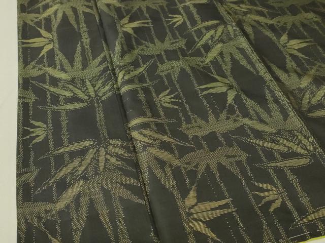 平和屋着物■本場大島紬 笹竹文 正絹 逸品 DAAQ5324cm