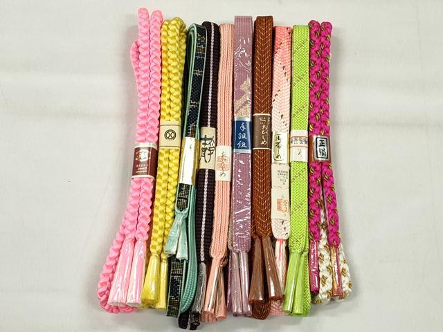 平和屋着物●和装小物帯締め10本セ...