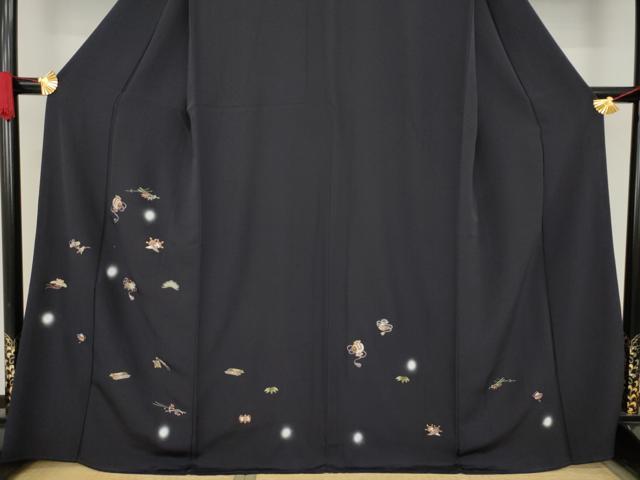 平和屋着物●訪問着　刺繍　宝尽くし　金糸　正絹　逸品　AAAZ8097ck