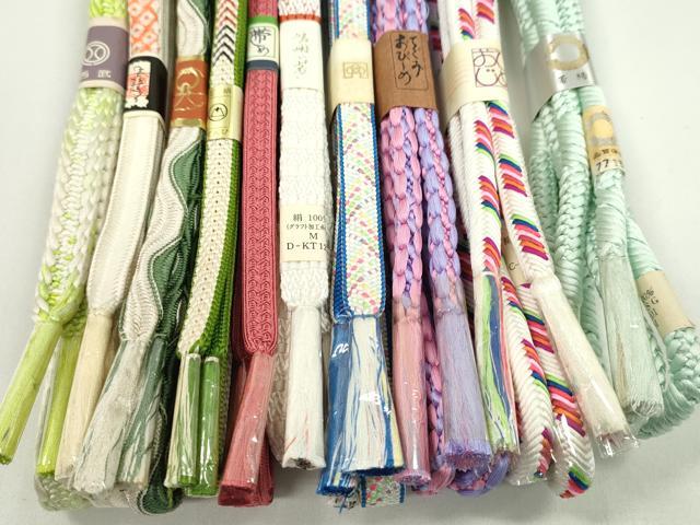 平和屋の平和屋着物●和装小物　帯締め10本セット　奈良組　鴨川組　西武百貨店扱い　逸品　未使用　CABF7394ju｜アングル3